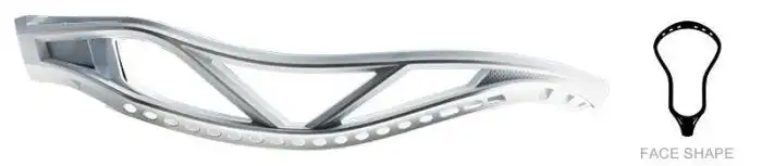 ECD Lacrosse ECD Rebel Offense Unstrung Lacrosse Head - White 3 ECD Lacrosse ECD Rebel Offense Unstrung Lacrosse Head - White