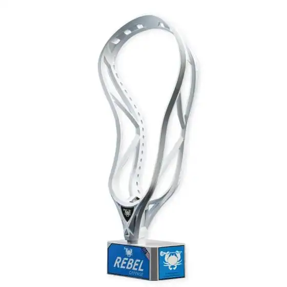 ECD Lacrosse ECD Rebel Offense Unstrung Lacrosse Head - White 7 ECD Lacrosse ECD Rebel Offense Unstrung Lacrosse Head - White - Image 5