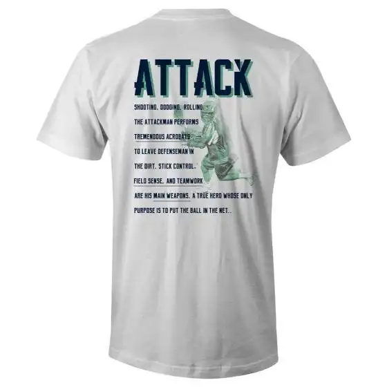Lacrosse Unlimited Position Lacrosse Tee - Attack 3 Lacrosse Unlimited Position Lacrosse Tee - Attack