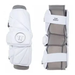 Warrior Evo Pro Lacrosse Arm Guards - White