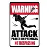 Lacrosse Unlimited Warning Attack Sign - Girls 1 Lacrosse Unlimited Warning Attack Sign - Girls -Men's Lacrosse Sales Store 2011237