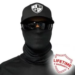 Gaiter Black Face Shield