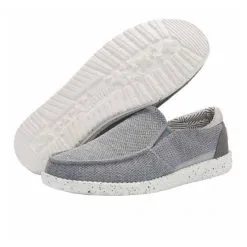 Hey Dude Thad Sox Shoe - Sharkskin -Men's Lacrosse Sales Store 2011518 3