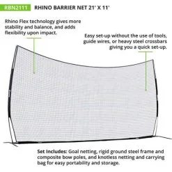 Rhino Flex Barrier Net -Men's Lacrosse Sales Store 2011679 2