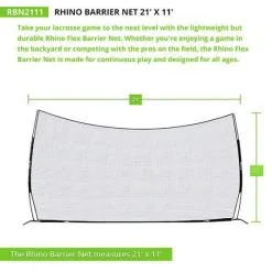 Rhino Flex Barrier Net -Men's Lacrosse Sales Store 2011679 3