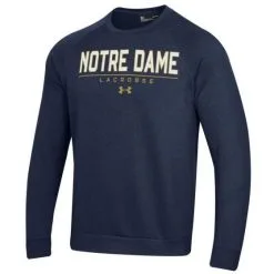 Under Armour Notre Dame Lacrosse Crew Neck