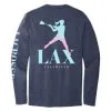 Lacrosse Unlimited Twilight Jumpgirl Women's Long Sleeve Tee -Men's Lacrosse Sales Store 2012196 back