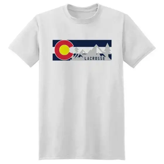 Lacrosse Unlimited Colorado Lacrosse Flag Regional Tee 4 Lacrosse Unlimited Colorado Lacrosse Flag Regional Tee - Image 2