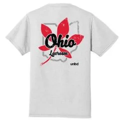 Lacrosse Unlimited Buckeye Lacrosse Regional Tee -Men's Lacrosse Sales Store 2012269 white back