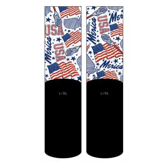 Rock 'Em USA Lacrosse Socks 4 Rock 'Em USA Lacrosse Socks - Image 2