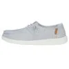 Hey Dude Wendy Chambray Light Grey Shoes -Men's Lacrosse Sales Store 2012385