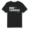Nike Swoosh Black Lacrosse Tee - Youth -Men's Lacrosse Sales Store 2012587
