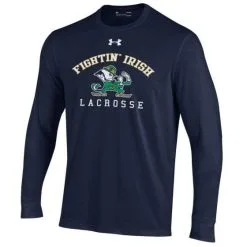Under Armour Notre Dame Lacrosse Long Sleeve Tee - Youth
