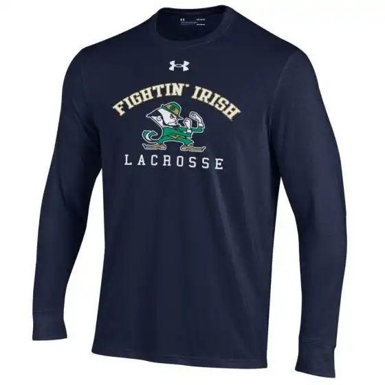 Under Armour Notre Dame Lacrosse Long Sleeve Tee - Youth 3 Under Armour Notre Dame Lacrosse Long Sleeve Tee - Youth