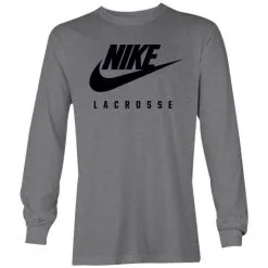 Nike Swoosh Long Sleeve Lacrosse Tee - Adult