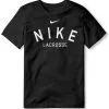 Nike Swoosh Black Lacrosse Tee - Adult -Men's Lacrosse Sales Store 2013040