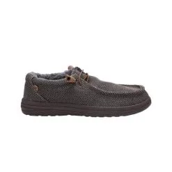 LAMO Samuel Chocolate Canvas Moccasins