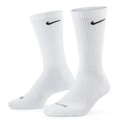 Nike Adult Crew Socks 3-Pack - Black/White/Gray -Men's Lacrosse Sales Store 2013160 4