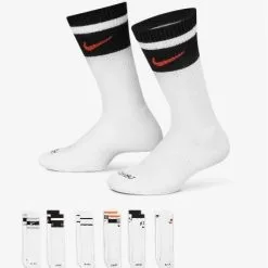 Nike Everyday Plus Cushioned 6-Pack Crew Socks - Multi