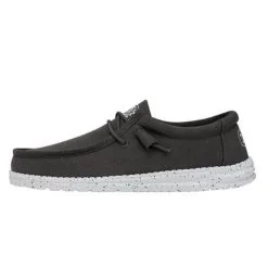 Hey Dudes Wally Sub Canvas Dark Grey