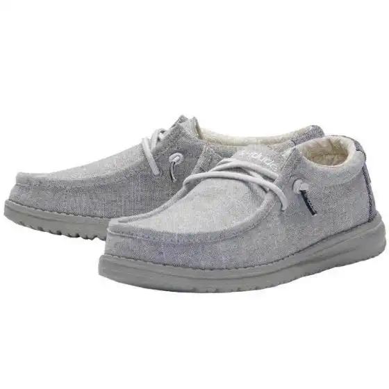 Hey Dudes Wally Youth Steel Grey 4 Hey Dudes Wally Youth Steel Grey - Image 2