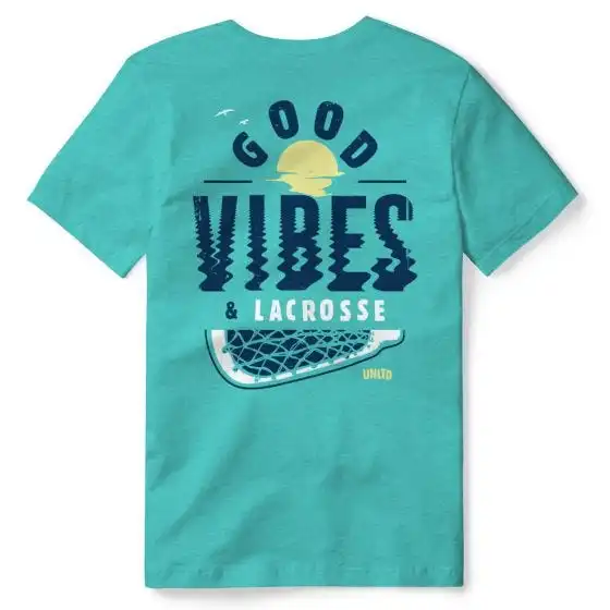 Lacrosse Unlimited Good Vibes And Lax Lacrosse Tee 3 Lacrosse Unlimited Good Vibes And Lax Lacrosse Tee