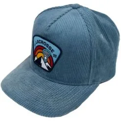 Lacrosse Unlimited Aqua Sunrise Corduroy Lacrosse Hat