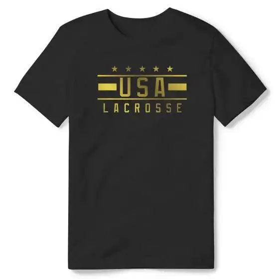 Lacrosse Unlimited Gold USA Lacrosse Tee 3 Lacrosse Unlimited Gold USA Lacrosse Tee