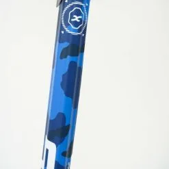 STX Fiber X Blue Tiger Lacrosse Shaft - Attack -Men's Lacrosse Sales Store 2013548 stx fiber x smu blue camo closeup2