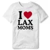 Lacrosse Unlimited I Love Lax Moms Lacrosse Tee -Men's Lacrosse Sales Store 2013560 lax moms