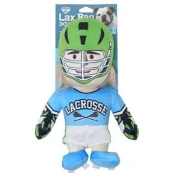 Lacrosse Unlimited Lax Bro Squeaky Dog Toy