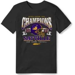 Lacrosse Unlimited Sayville Suffolk Football D2 Champs Tee