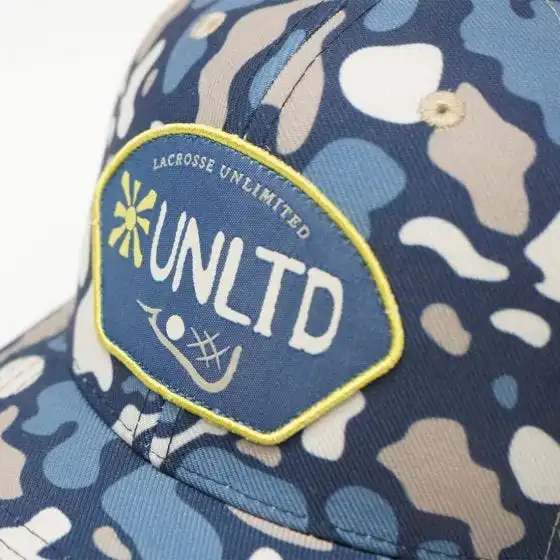 Rock Camo Lacrosse Hat 4 Rock Camo Lacrosse Hat - Image 2