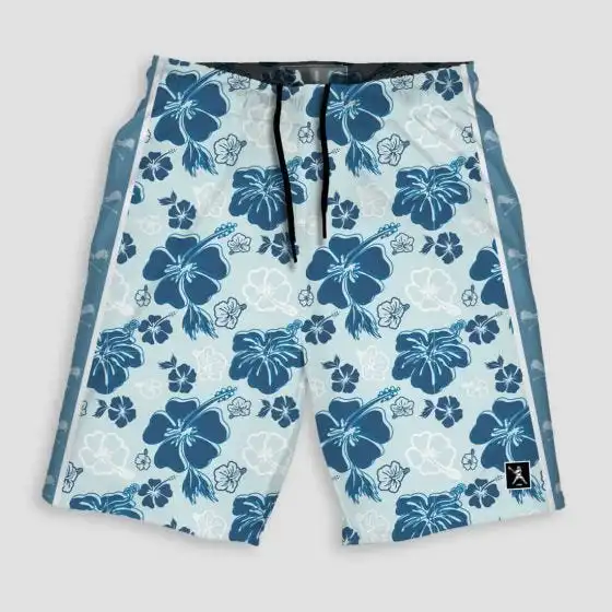 Lacrosse Unlimited Hawaiian Teal Lacrosse Shorts 3 Lacrosse Unlimited Hawaiian Teal Lacrosse Shorts