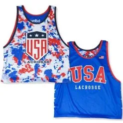 Lacrosse Unlimited USA Tie Dye Star Lacrosse Pinnie 10 Lacrosse Unlimited USA Tie Dye Star Lacrosse Pinnie -Men's Lacrosse Sales Store 2013939 main image