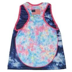 Tie Dye Smile Women's Lacrosse Pinnie -Men's Lacrosse Sales Store 2013940 pink tie dye back