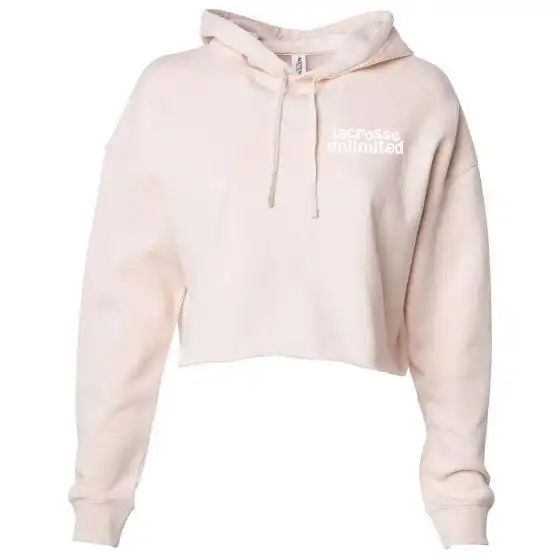 Lacrosse Unlimited Smile Cropped Women's Lacrosse Hoodie 4 Lacrosse Unlimited Smile Cropped Women's Lacrosse Hoodie - Image 2