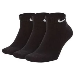 Nike Low Cut Adult Lacrosse Socks - 3 Pack Black