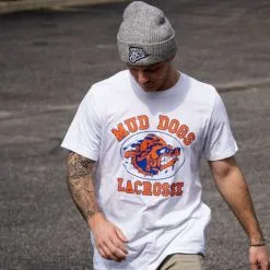 Lacrosse Unlimited Mud Dogs Lacrosse Bobby Boucher Jersey Tee -Men's Lacrosse Sales Store 2014158 3