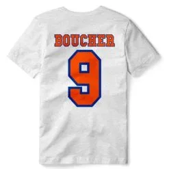 Lacrosse Unlimited Mud Dogs Lacrosse Bobby Boucher Jersey Tee -Men's Lacrosse Sales Store 2014158 back