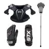 STX 4-Piece Lacrosse Starter Set (No Helmet) -Men's Lacrosse Sales Store 4 piece set no helmet