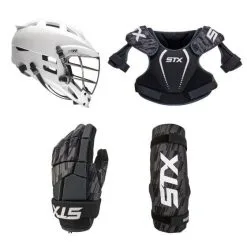 4-Piece Lacrosse Starter Set (No Stick - CS-R)