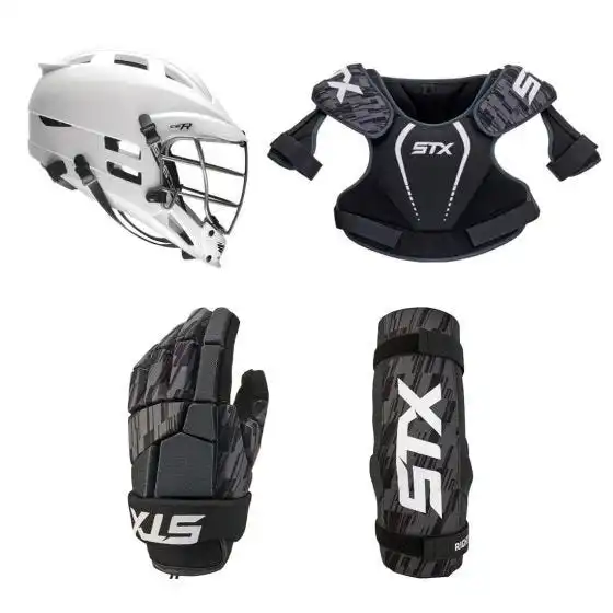 4-Piece Lacrosse Starter Set (No Stick - CS-R) 3 4-Piece Lacrosse Starter Set (No Stick - CS-R)