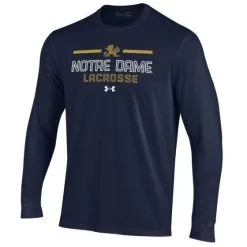 Under Armour Notre Dame Lacrosse Long Sleeve Tee