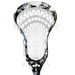 Lacrosse Unlimited Black & White Camo Dyed Lacrosse Head