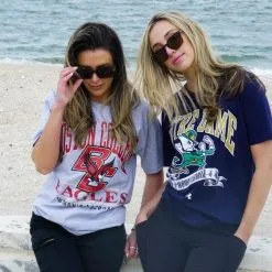 Lacrosse Unlimited Notre Dame Women's Lacrosse Tee -Men's Lacrosse Sales Store boston notre dame style pic 4