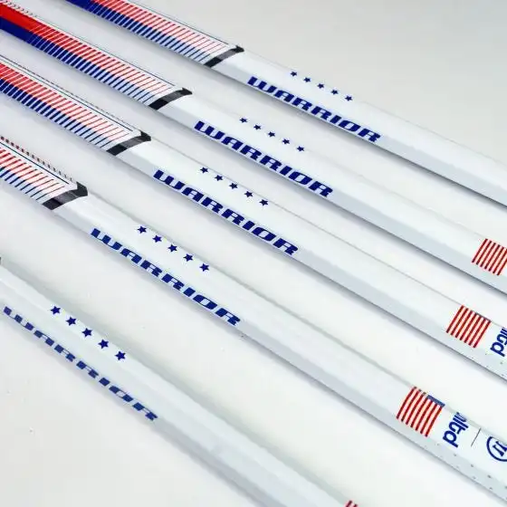 Warrior Burn XP USA Lacrosse Shaft - White 5 Warrior Burn XP USA Lacrosse Shaft - White - Image 3