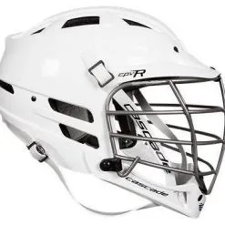 Cascade CPV-R Lacrosse Helmet (White Shell/Chrome Mask)