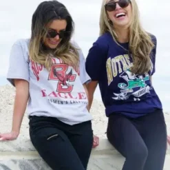 Lacrosse Unlimited Notre Dame Women's Lacrosse Tee -Men's Lacrosse Sales Store college tee 1 4