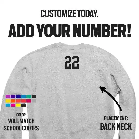 Lacrosse Unlimited Maryland Lacrosse Adult Crew Neck 4 Lacrosse Unlimited Maryland Lacrosse Adult Crew Neck - Image 2